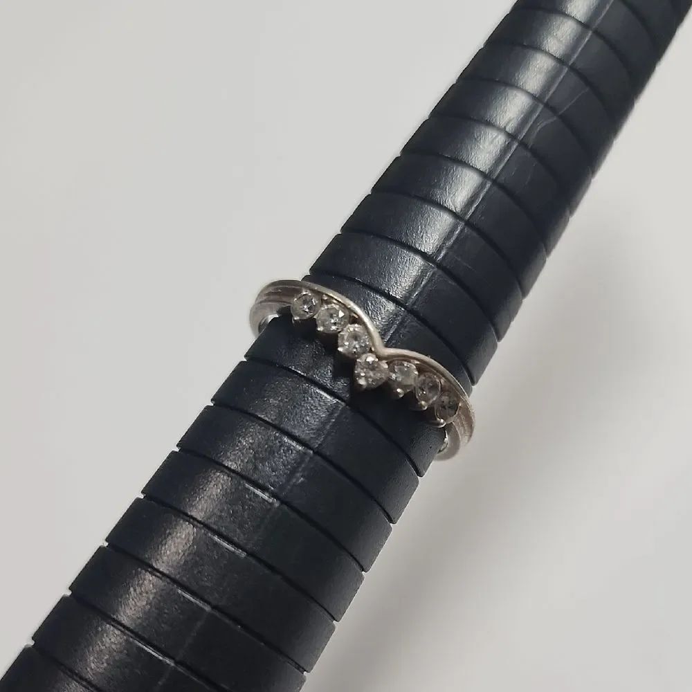 DQ 925 Ring CZ Size 9 Sterling Silver